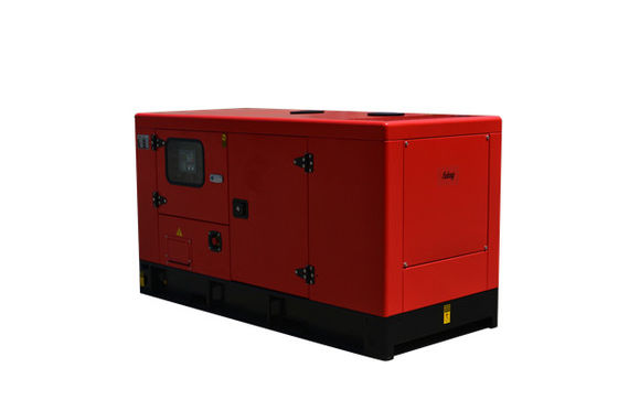 Κόκκινο 15kva 30kva 63kva 125 σιωπηλή ηλεκτρική γεννήτρια 400/230V γεννητριών Kva σιωπηλή