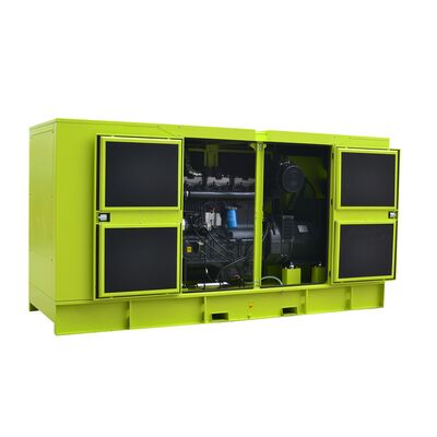 Αθόρυβος γεννήτης ντίζελ 375kva ισχύς αναμονής 300kw 50 Hz Μηχανής μοντέλο DP126CB Κατάλληλο για βιομηχανικές και εμπορικές χρήσεις