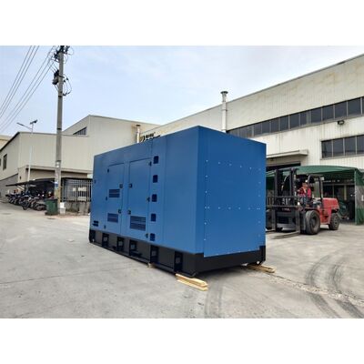 Μεγάλη ισχύς 1500kW 1875kVA Συσκευασμένο σιωπηλό γεννήτη Cummi Powered, 3-Φάση 50/60Hz, Προσαρμογή OEM Διαθέσιμη